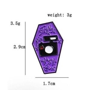 3/20 Beetlejuice Strange & Unusual Cofffin Enamel Pin